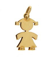 Pendente Donna Oro Donna I Piccoli in Oro giallo DCHF3003 BIMBA G